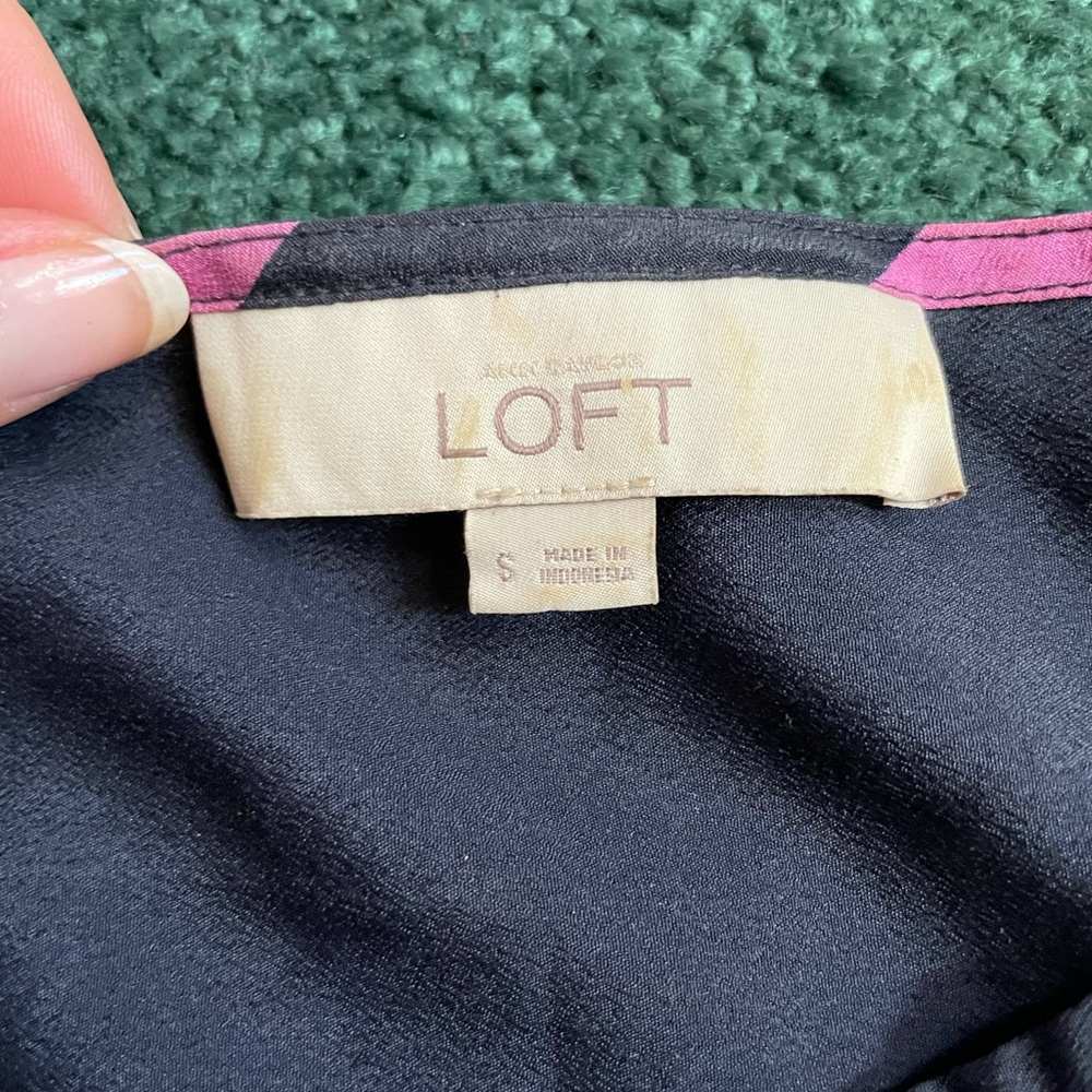 LOFT Striped Blouse - Picture 4 of 5